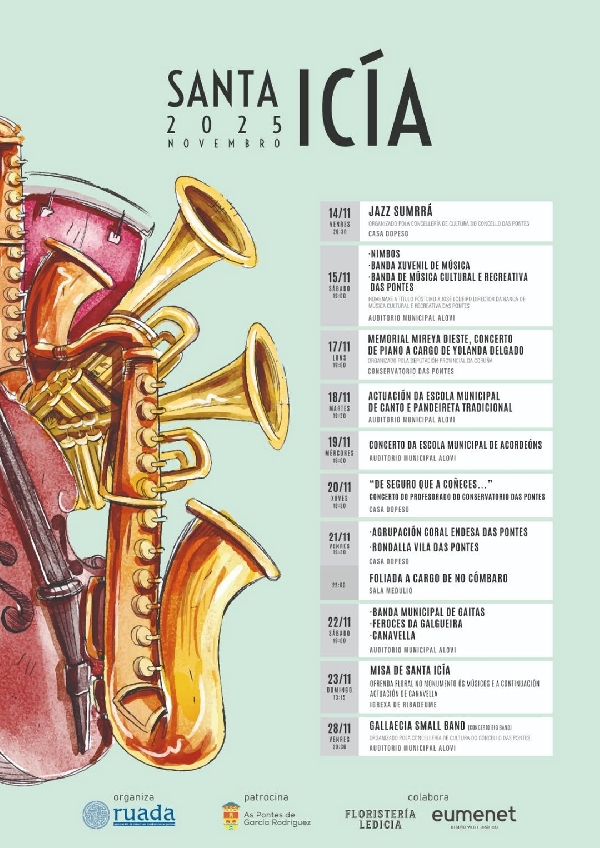 santa icia as pontes 2025