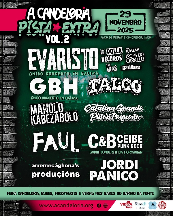 cartel pista Extra Lugo 25