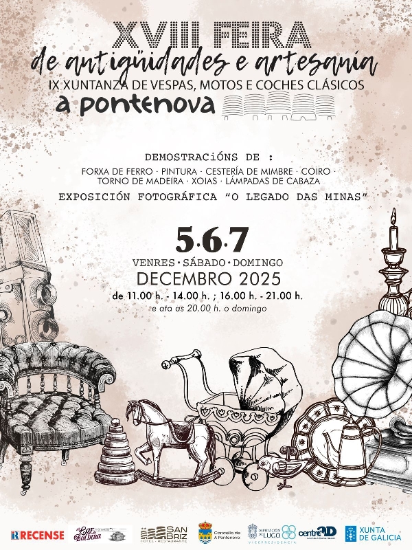 pontenova feria antiguedades 2025