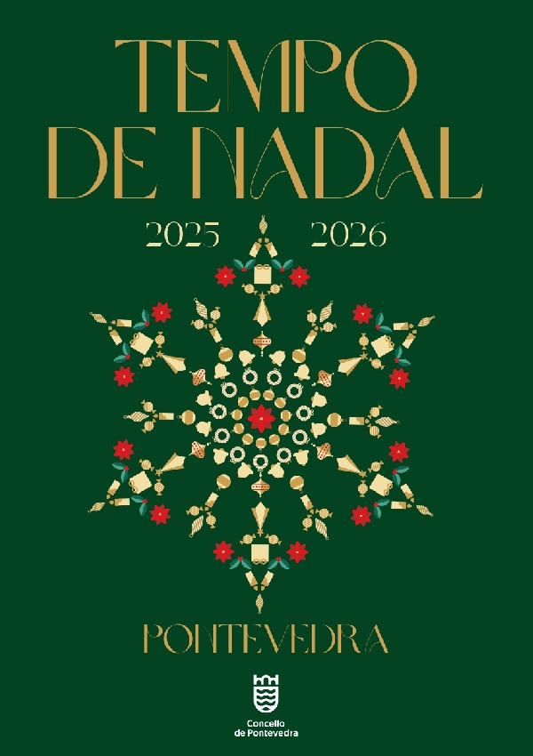 Cartel Navidad Pontevedra 2025