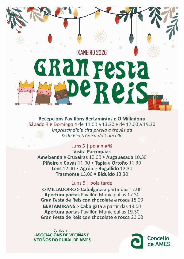 cartel festa Reis 2025