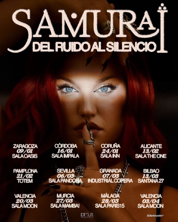 @samurai.fm llegará con su fin de gira #DelRuidoAlSilencio a la @salainnclub el próximo enero Má