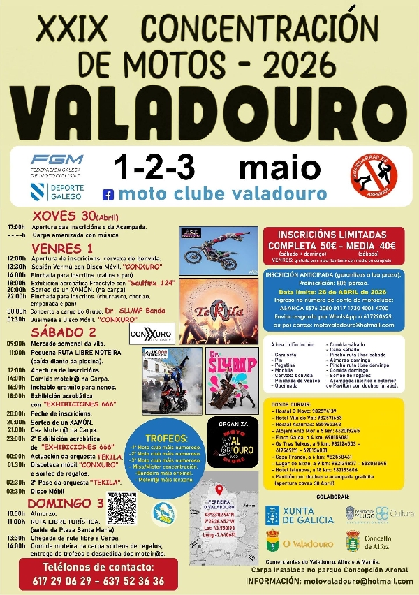 XXIX Motos Valadouro cartel 2026