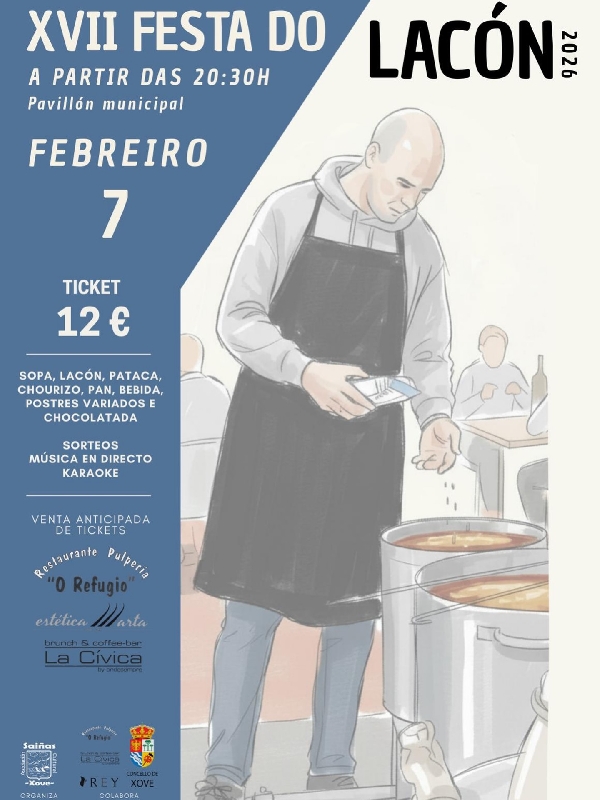 Xove festa lacon 2026 cartel
