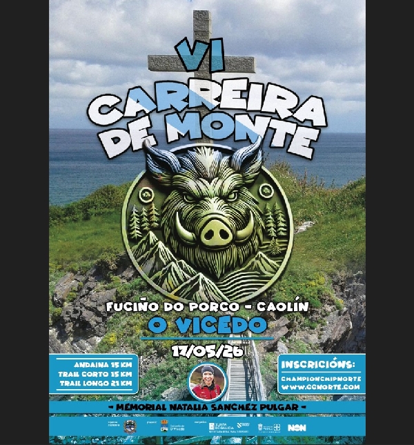 VI Carreira de Monte Vicedo 2026 Xa