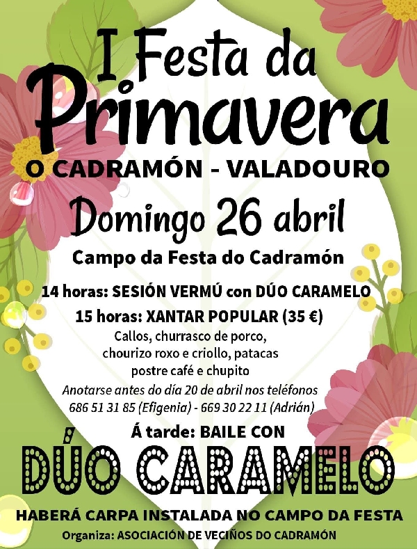 Cartel I Festa da Primavera O Valadouro