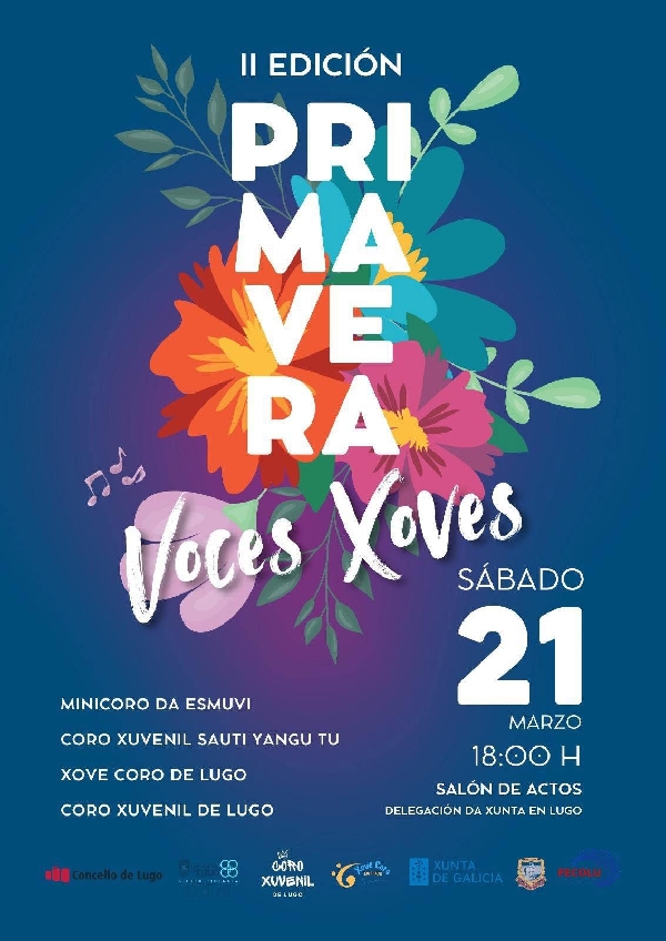 Cartel II Primavera Voces Xoves Lugo
