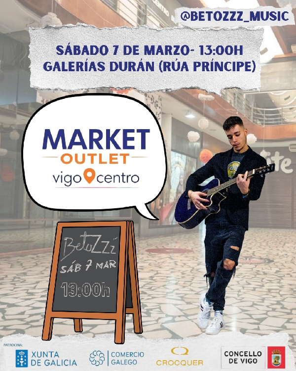 Sábado 7 DE MARZO- 1800h GALERÍAS DURÁN (Rúa Príncipe)