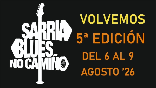 Sarria Blues no Camiño 2026 cartel