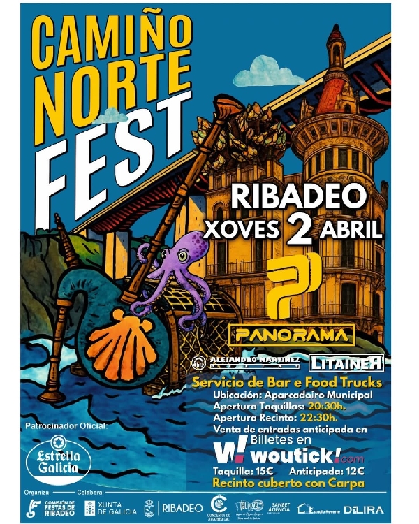 camiño norte fest ribadeo 2026