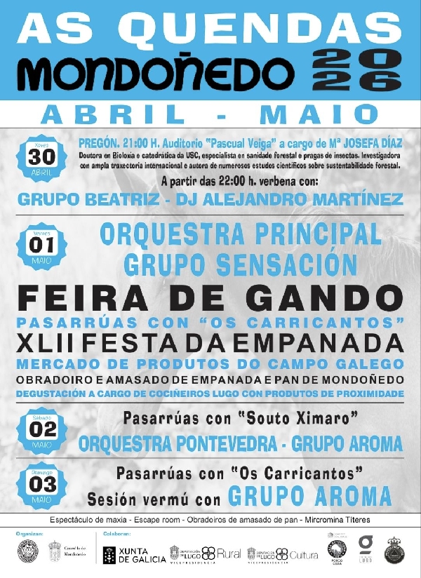 As Qundas Mondonedo 2026