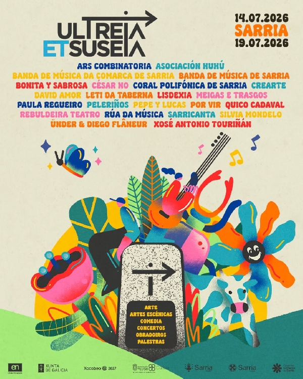 Cartel Ultreia et Suseia Sarria 2026