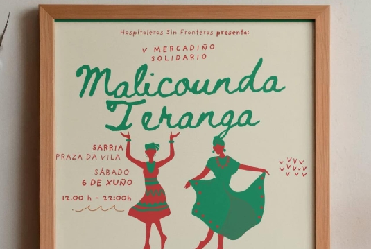 Cartel mercado solidario Malicounda Teranga Sarria