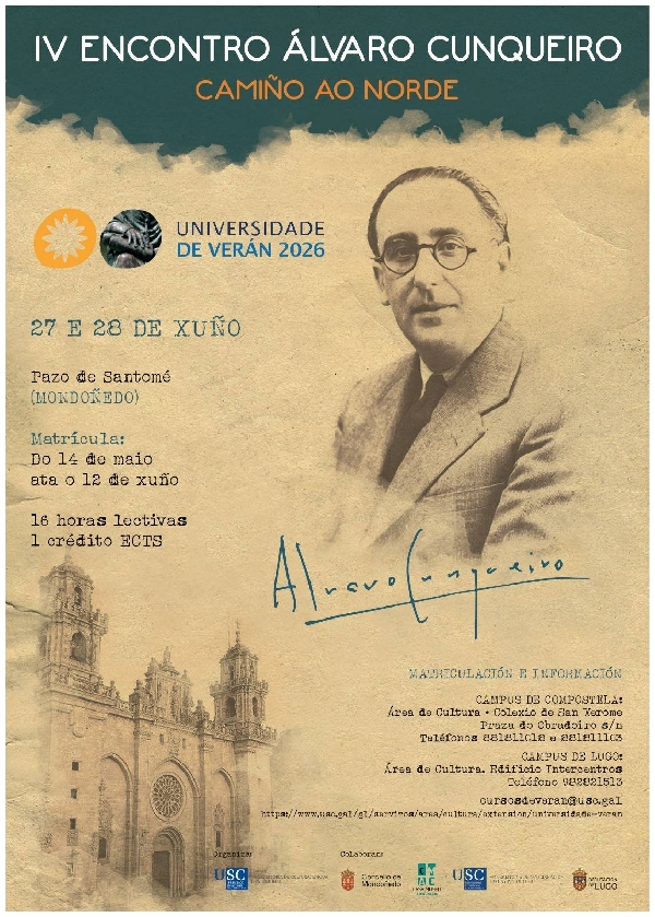 IV Encontro Alvaro Cunqueiro Mondoñedo 2026