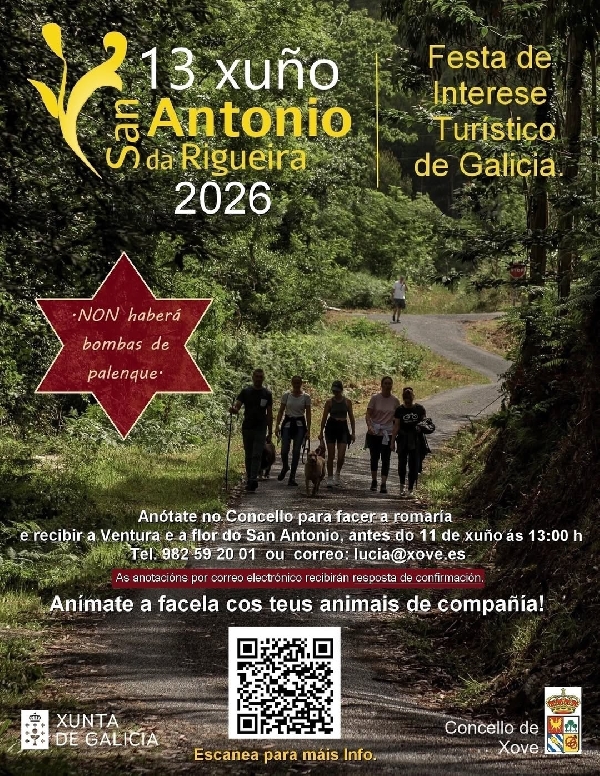 Romaría ao San Antonio Ventureiro da Rigueira 2026 Xove