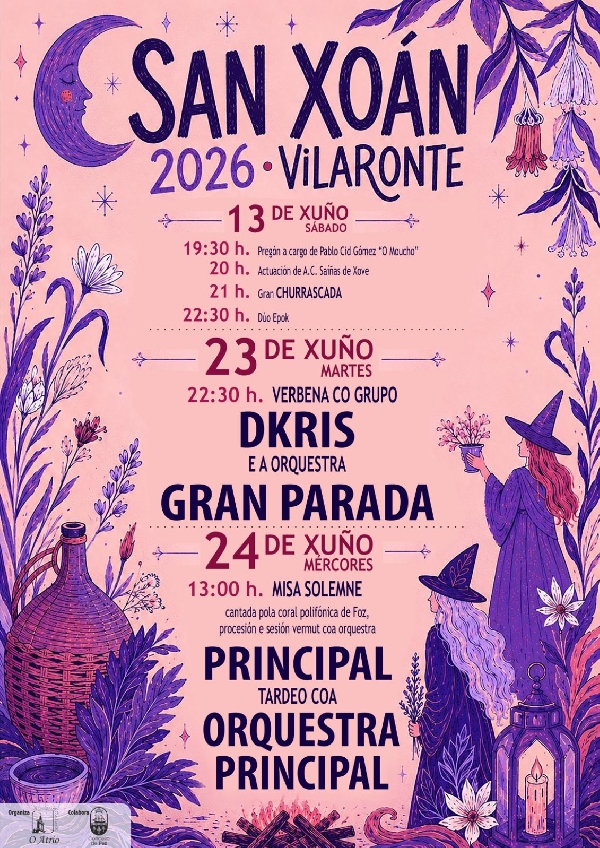 San Xoan Vilaronte Foz 2026
