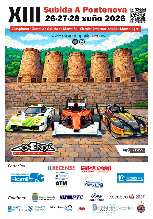 XIII Subida A Pontnova 2026 cartel