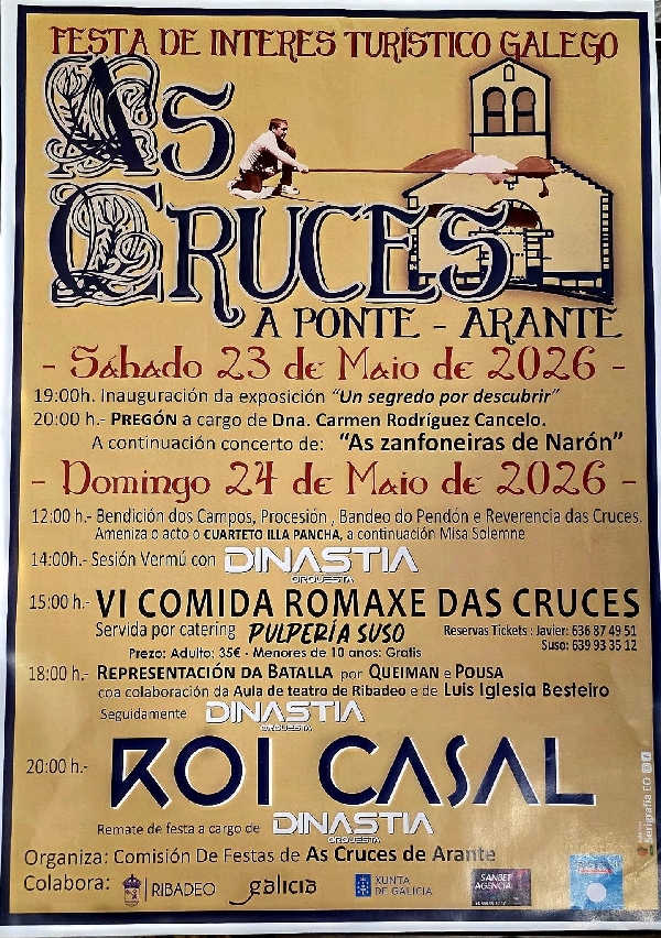 as cruces arante ribadeo 2026