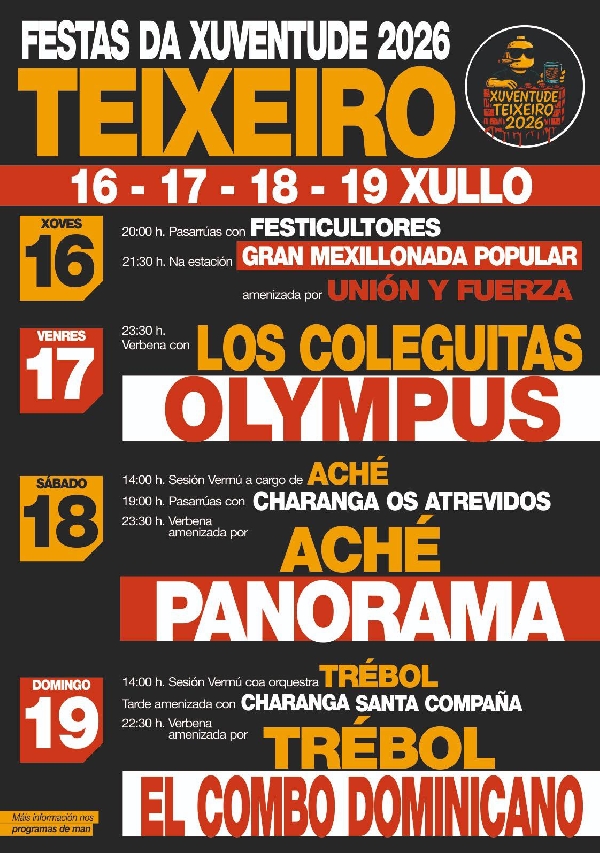 festa xuventude teixeiro 2026