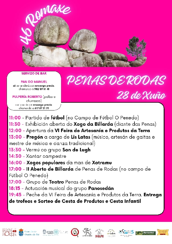 Cartel 46 Romaxe Penas de Rodas Outeiro de Rei