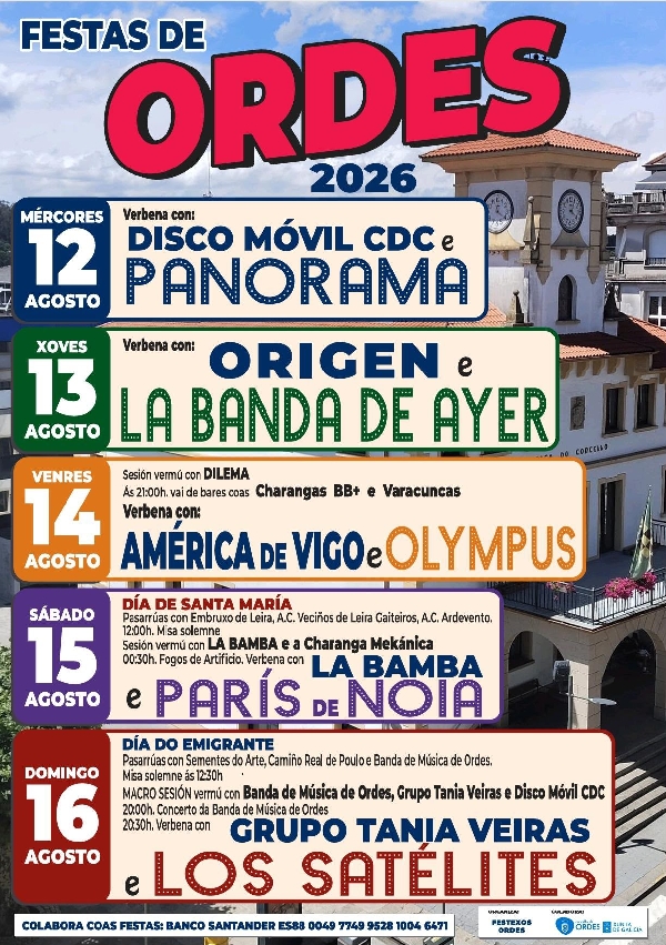 FIESTAS ORDES 2026