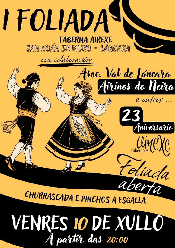 Foliada Taberna Airexe lancara 2026