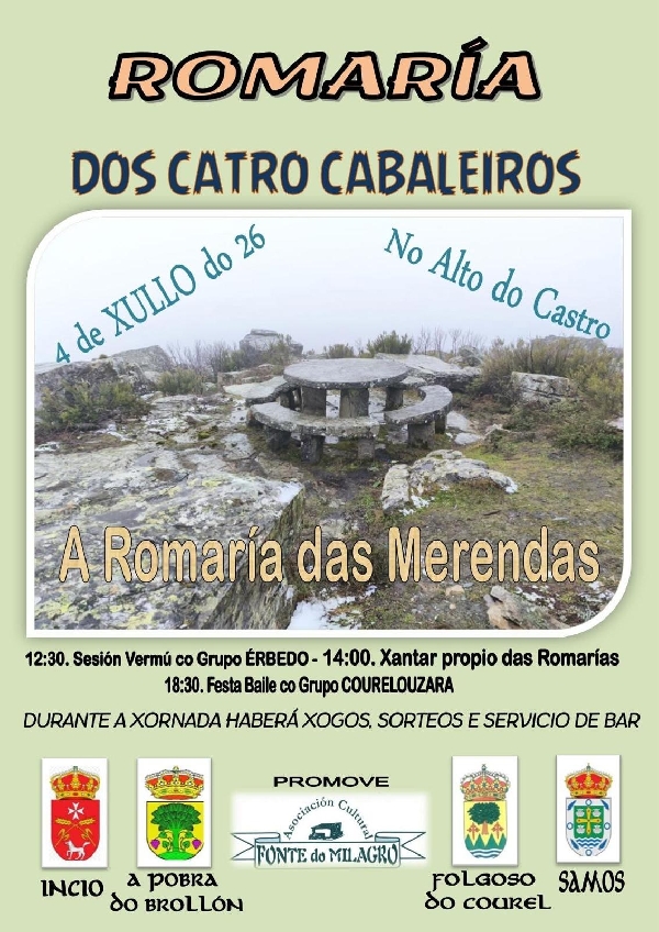Romería dos Catro Cabaleiros 2026
