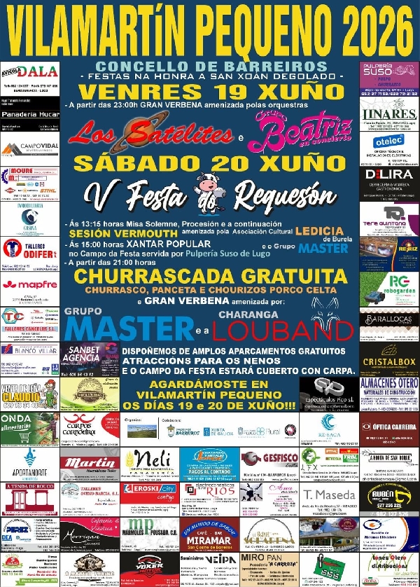 Vilamartin pequeno barreiros festas 2026