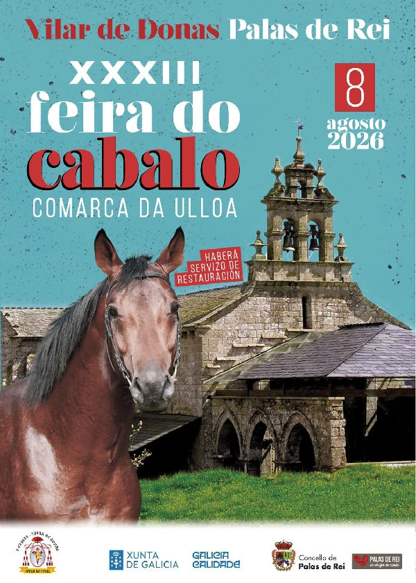Cartel Feira do Cabalo Palas de Rei 26