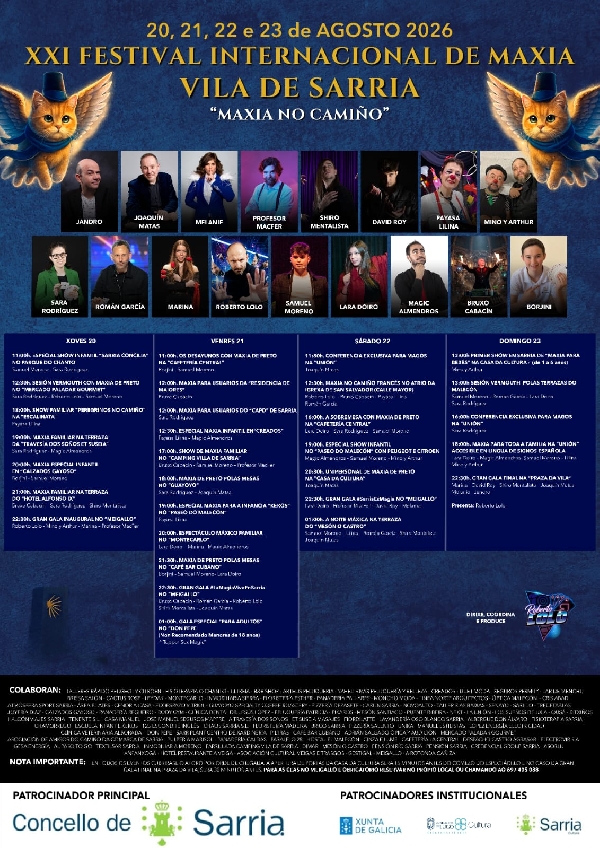Cartel Festival de Maxia Sarria 26