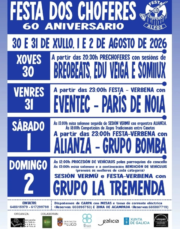 cartel festa choferes alfoz 2026