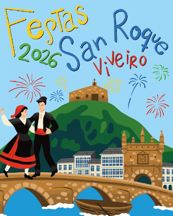 cartel festas san roque viveiro 2026