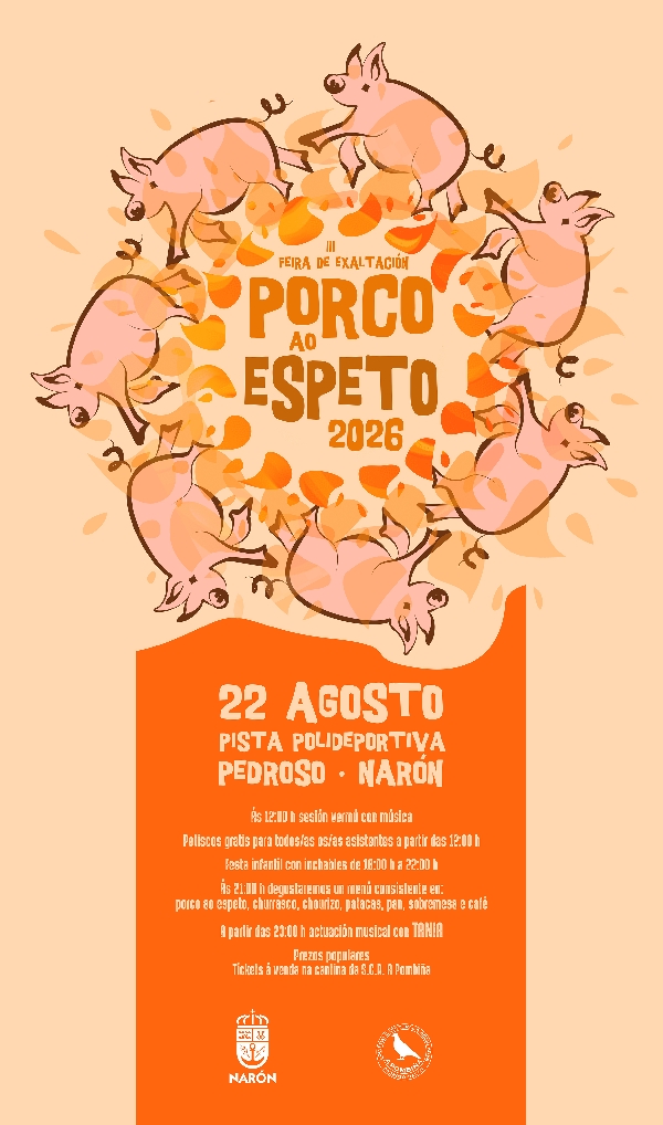 200. Cartel Feira porco ao espeto 2026