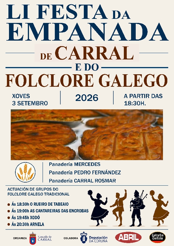 CARTEL CARRAL- Festa Empanada
