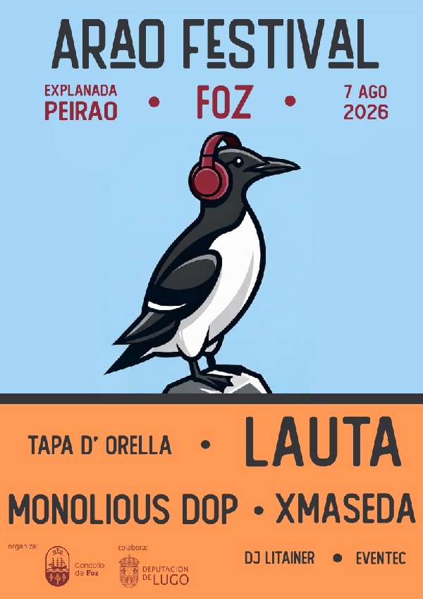 Cartel Arao Festival Foz 26