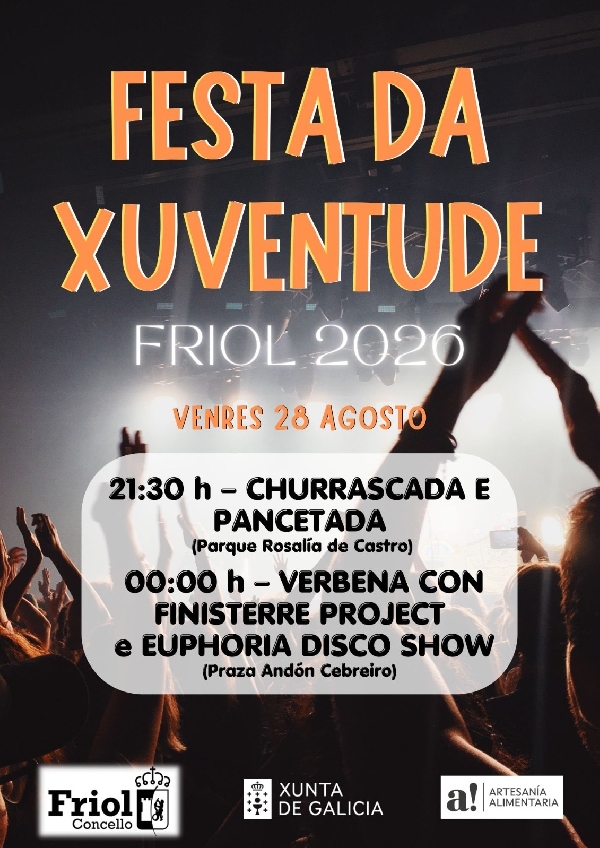 Cartel Festa da Xuventude Friol 26