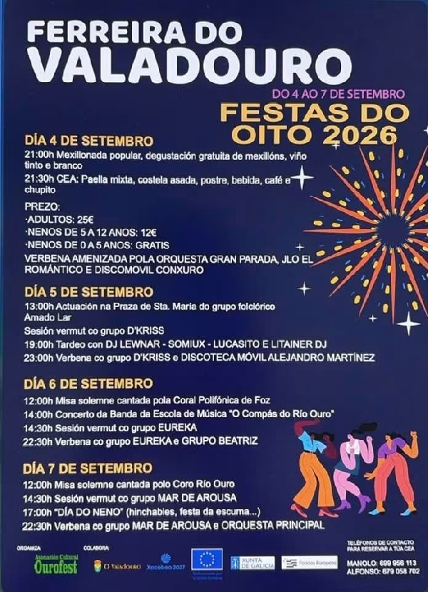 Festas do Oito Valadouro 2026