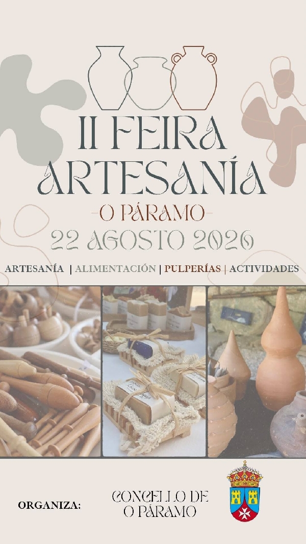 cartel ii feira artesania o paramo