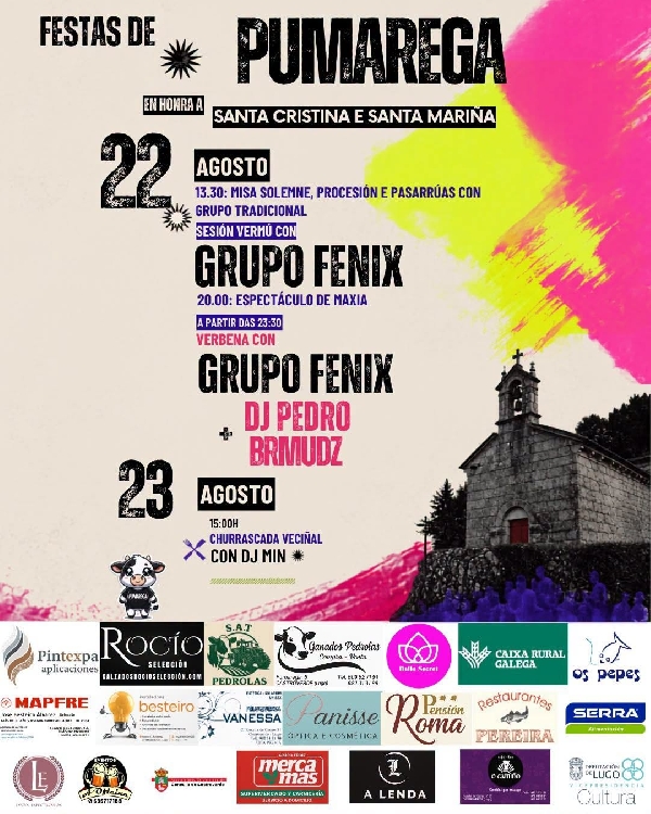 festas concello castroverde 2026