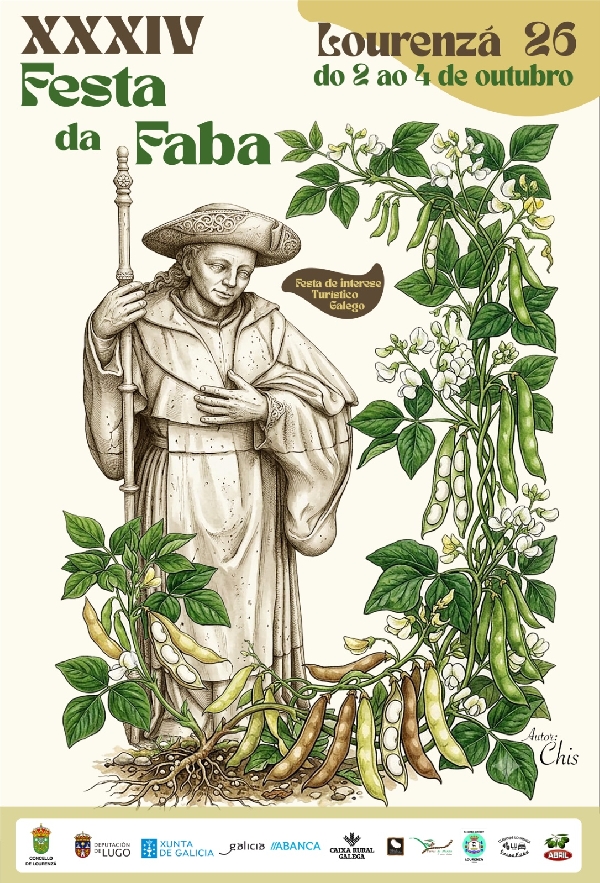 CARTEL FESTA DA FABA DE LOURENZÁ 2026