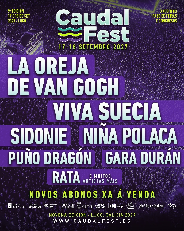 Cartel no completo Caudal 2027