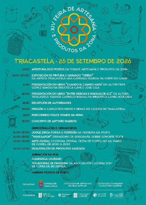 FEIRA ARTESANIA TRIACASTELA CARTEL 2026