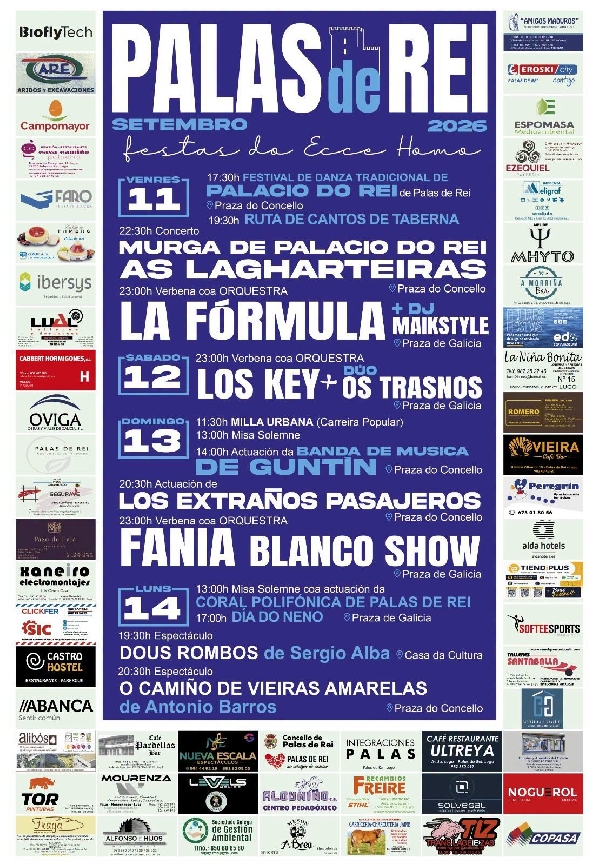 cartel Festas Palas de Rei Ecce Homo 26