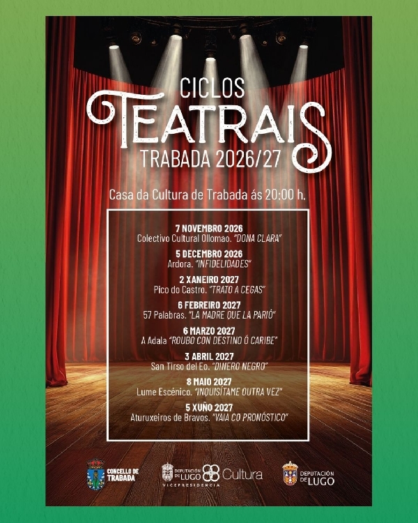 CICLO TEATRAL TRABADA 2026