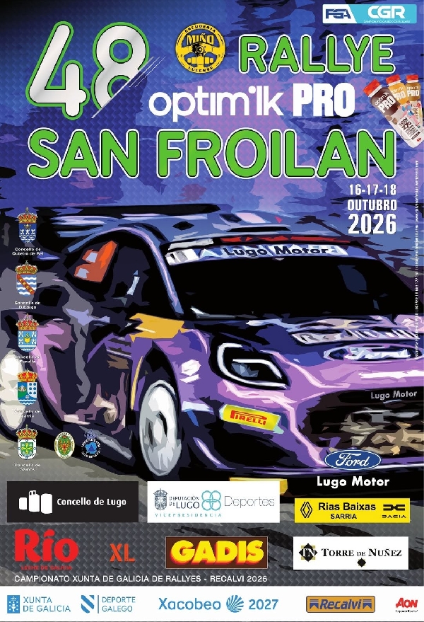 Cartel Rallye San Froilán 2026