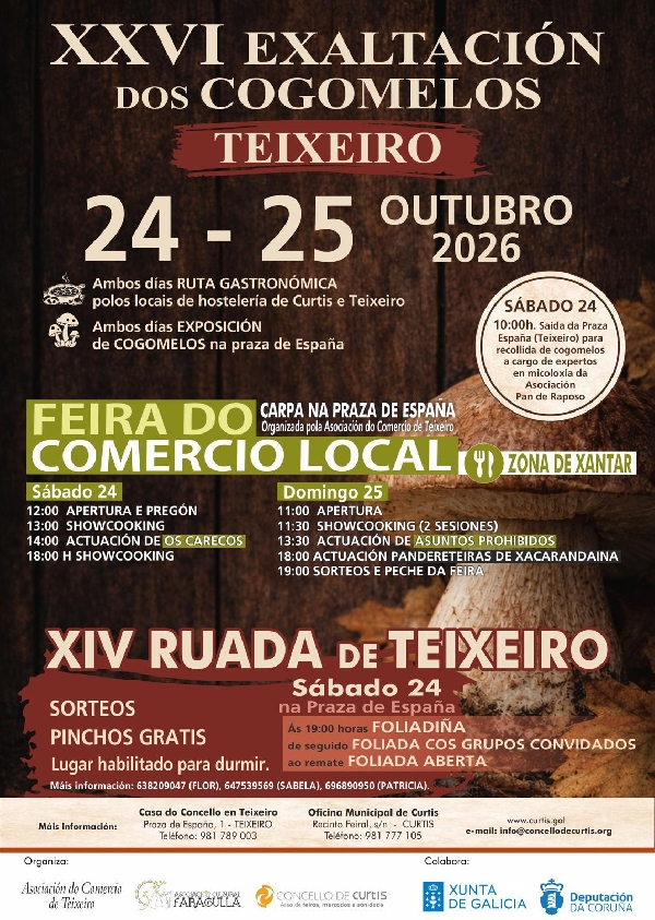 programacion xxvi exaltacion dos cogomelos